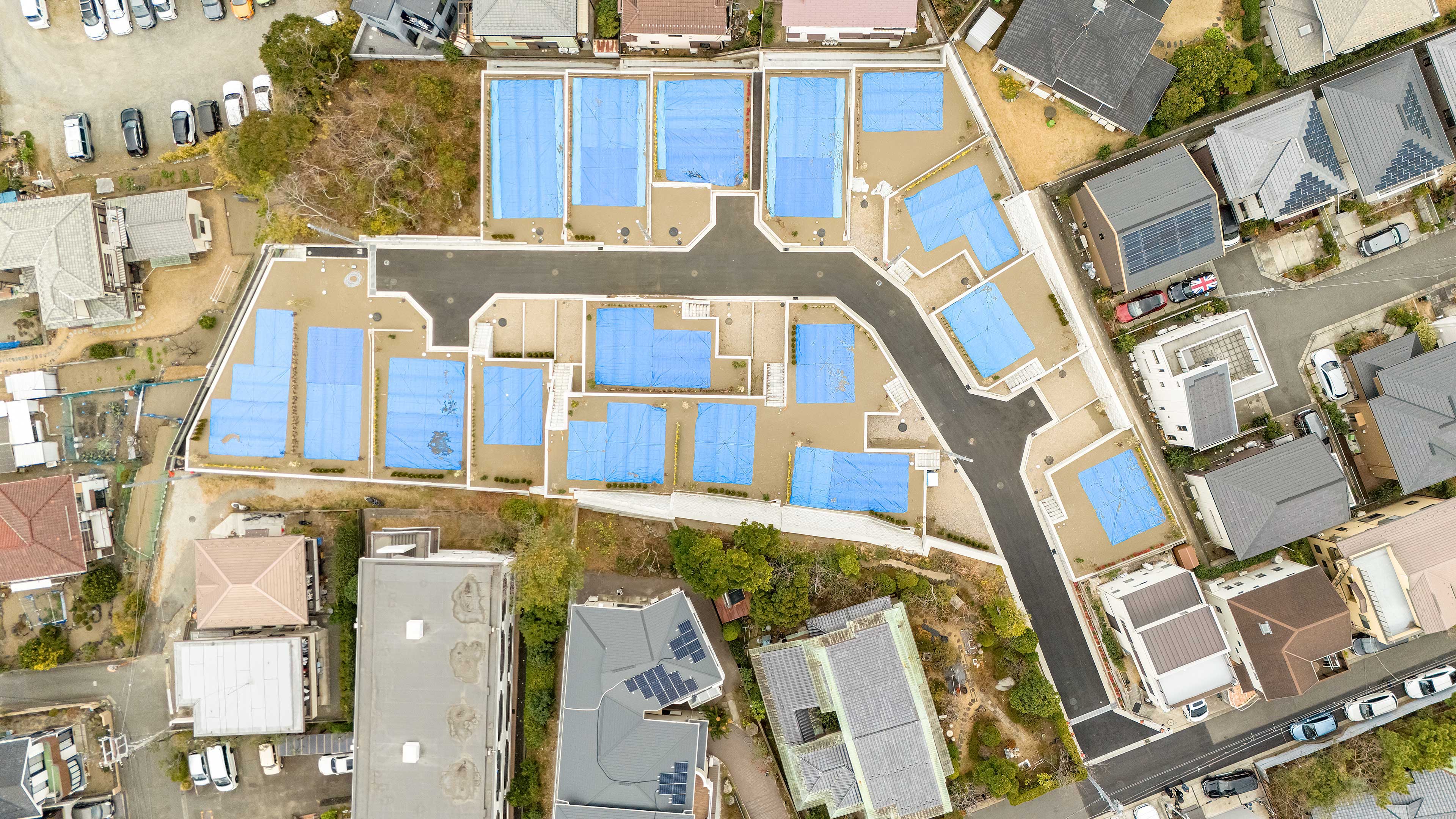 ドローン撮影 宅地造成地撮影 Y市T社様 宅地造成地空撮